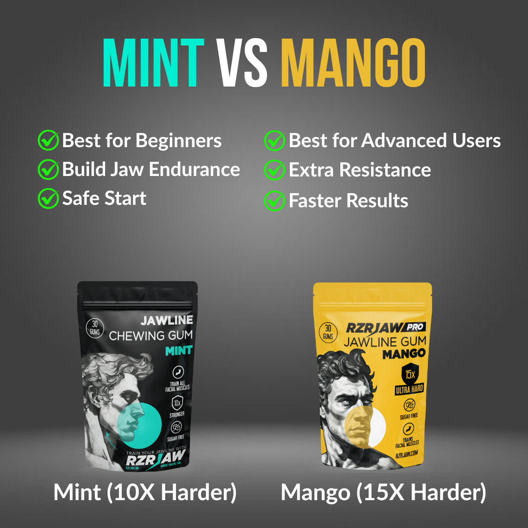 Jawline Chewing Gum (Mango) - Ultra Hard