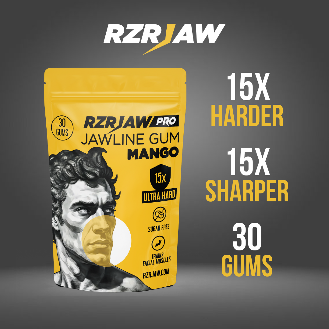 Jawline Chewing Gum (Mango) - Ultra Hard